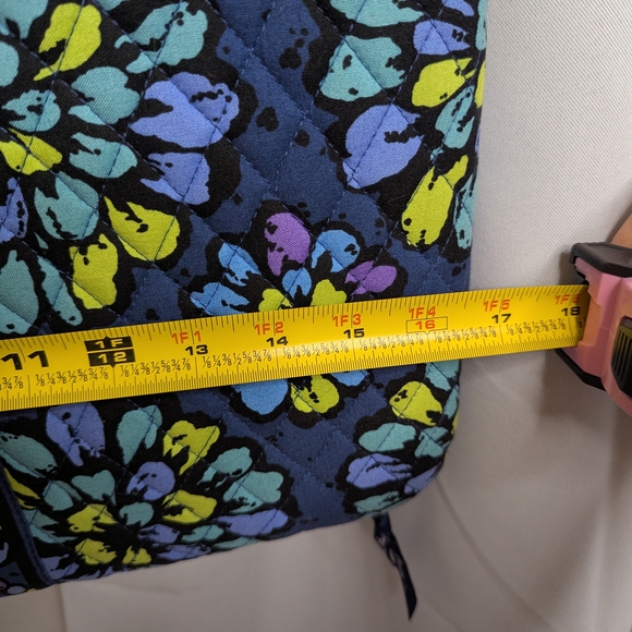 Vera Bradley Floral Quilted Laptop Bag - Picture 10 of 11